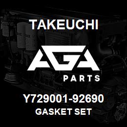 Y729001-92690 Takeuchi GASKET SET | AGA Parts