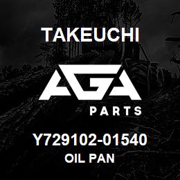 Y729102-01540 Takeuchi OIL PAN | AGA Parts
