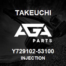 Y729102-53100 Takeuchi INJECTION | AGA Parts