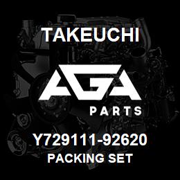 Y729111-92620 Takeuchi PACKING SET | AGA Parts