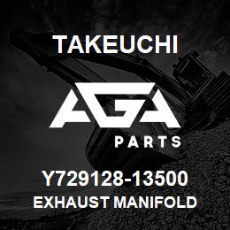 Y729128-13500 Takeuchi EXHAUST MANIFOLD | AGA Parts