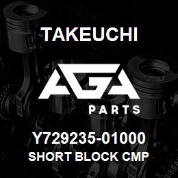 Y729235-01000 Takeuchi SHORT BLOCK CMP | AGA Parts