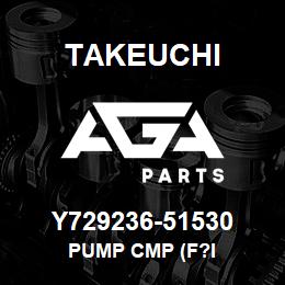 Y729236-51530 Takeuchi PUMP CMP (F?I | AGA Parts