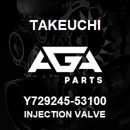 Y729245-53100 Takeuchi INJECTION VALVE | AGA Parts