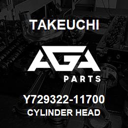 Y729322-11700 Takeuchi CYLINDER HEAD | AGA Parts