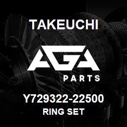 Y729322-22500 Takeuchi RING SET | AGA Parts