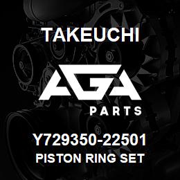 Y729350-22501 Takeuchi PISTON RING SET | AGA Parts