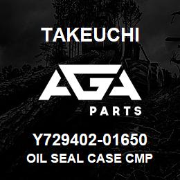Y729402-01650 Takeuchi OIL SEAL CASE CMP | AGA Parts