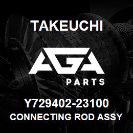 Y729402-23100 Takeuchi CONNECTING ROD ASSY | AGA Parts
