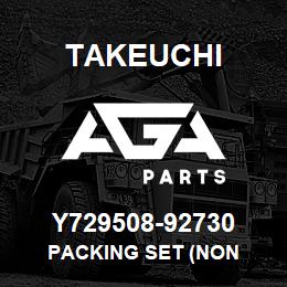 Y729508-92730 Takeuchi PACKING SET (NON | AGA Parts
