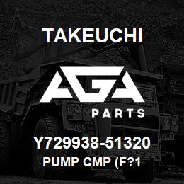 Y729938-51320 Takeuchi PUMP CMP (F?1 | AGA Parts