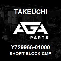 Y729966-01000 Takeuchi SHORT BLOCK CMP | AGA Parts