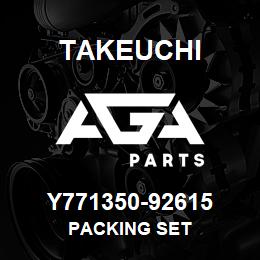 Y771350-92615 Takeuchi PACKING SET | AGA Parts