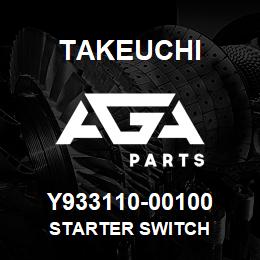 Y933110-00100 Takeuchi STARTER SWITCH | AGA Parts