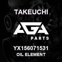YX156071531 Takeuchi OIL ELEMENT | AGA Parts