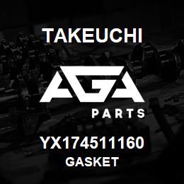 YX174511160 Takeuchi GASKET | AGA Parts