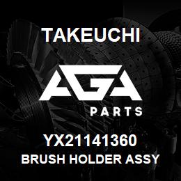 YX21141360 Takeuchi BRUSH HOLDER ASSY | AGA Parts