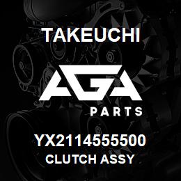 YX2114555500 Takeuchi CLUTCH ASSY | AGA Parts