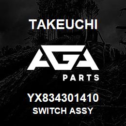 YX834301410 Takeuchi SWITCH ASSY | AGA Parts