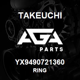 YX9490721360 Takeuchi RING | AGA Parts
