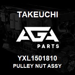 YXL1501810 Takeuchi PULLEY NUT ASSY | AGA Parts