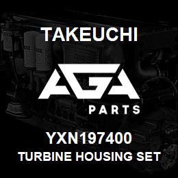 YXN197400 Takeuchi TURBINE HOUSING SET | AGA Parts