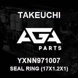 YXNN971007 Takeuchi SEAL RING (17X1.2X1) | AGA Parts
