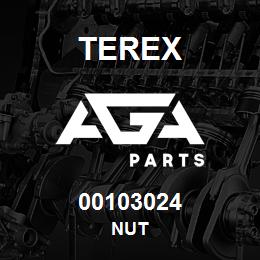 00103024 Terex NUT | AGA Parts