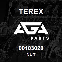 00103028 Terex NUT | AGA Parts