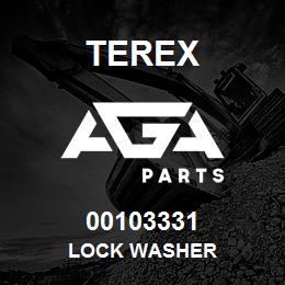 00103331 Terex LOCK WASHER | AGA Parts