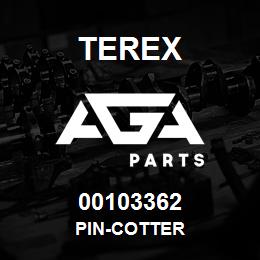 00103362 Terex PIN-COTTER | AGA Parts