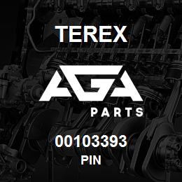 00103393 Terex PIN | AGA Parts