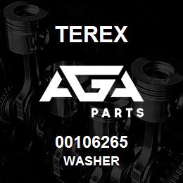 00106265 Terex WASHER | AGA Parts