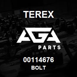 00114676 Terex BOLT | AGA Parts