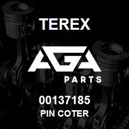 00137185 Terex PIN COTER | AGA Parts