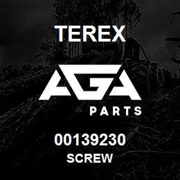 00139230 Terex SCREW | AGA Parts