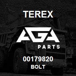 00179820 Terex BOLT | AGA Parts