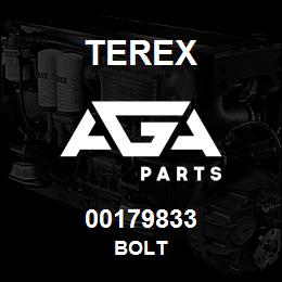 00179833 Terex BOLT | AGA Parts