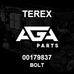 00179837 Terex BOLT | AGA Parts