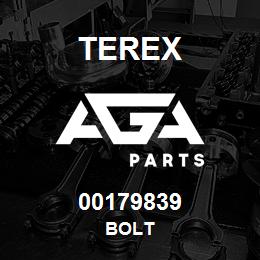 00179839 Terex BOLT | AGA Parts