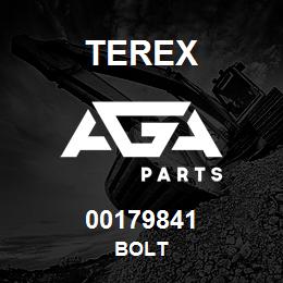 00179841 Terex BOLT | AGA Parts