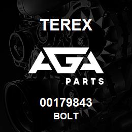 00179843 Terex BOLT | AGA Parts