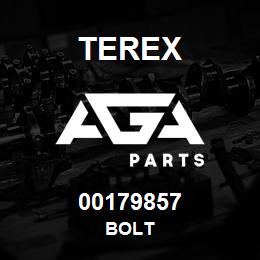 00179857 Terex BOLT | AGA Parts