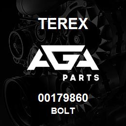 00179860 Terex BOLT | AGA Parts