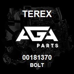 00181370 Terex BOLT | AGA Parts