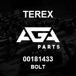 00181433 Terex BOLT | AGA Parts