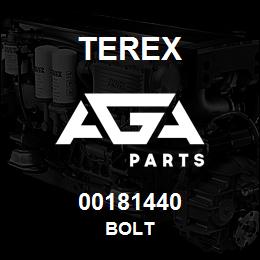 00181440 Terex BOLT | AGA Parts