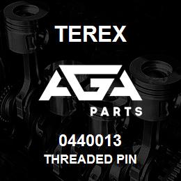0440013 Terex THREADED PIN | AGA Parts