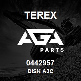 0442957 Terex DISK A3C | AGA Parts