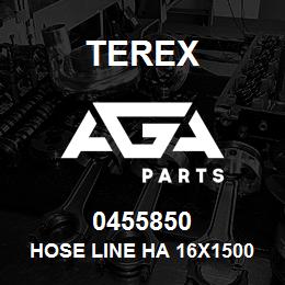0455850 Terex HOSE LINE HA 16X1500 P | AGA Parts
